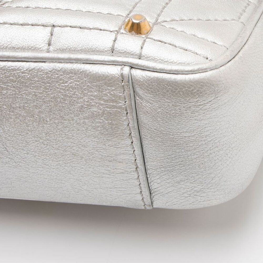 Gucci Metallic Matelasse Leather Pearl GG Marmont Mini Flap Bag - FINAL SALE - Picture 11 of 15